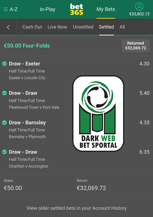 Football Fixed Draw Odds